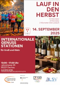 Flyer der Lauf-Veranstaltung 