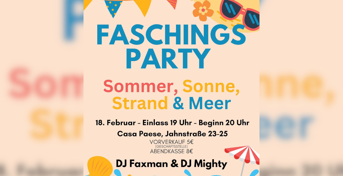 Unsere Faschingsparty am 18.02.23
